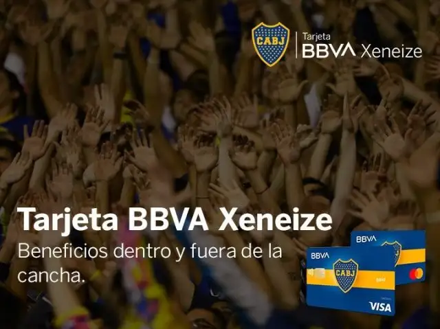 ¡BBVA Xeneize, la tarjeta que te acerca a tu equipo!