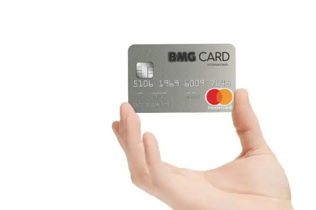 Cartão de crédito BMG Mastercard Internacional com cashback